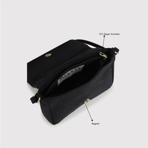 CARINA BLACK SLING BAG