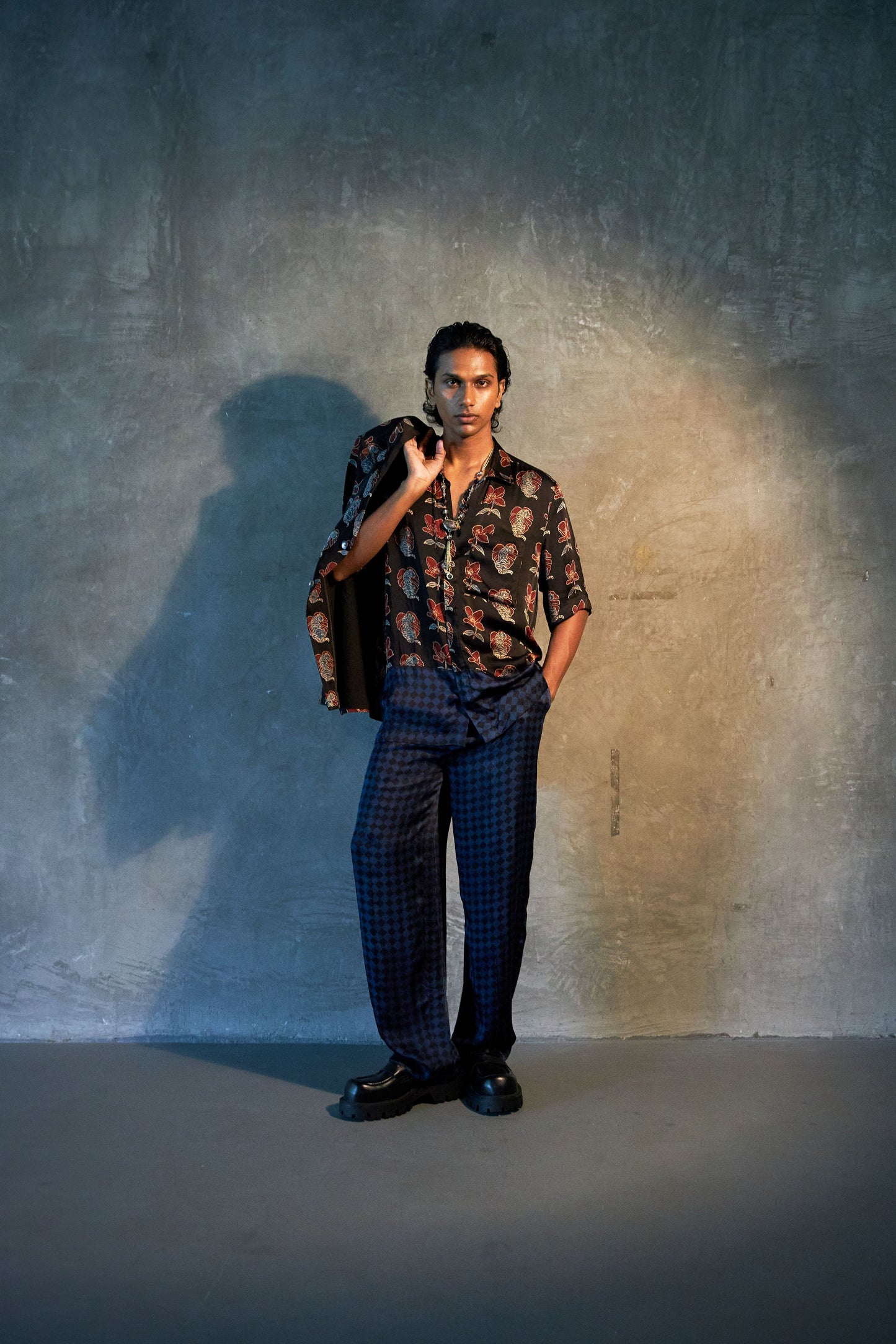 SHADOW PLEAT PANTS