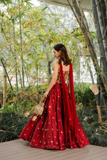 Load image into Gallery viewer, Aarzo Corset Lehenga Set
