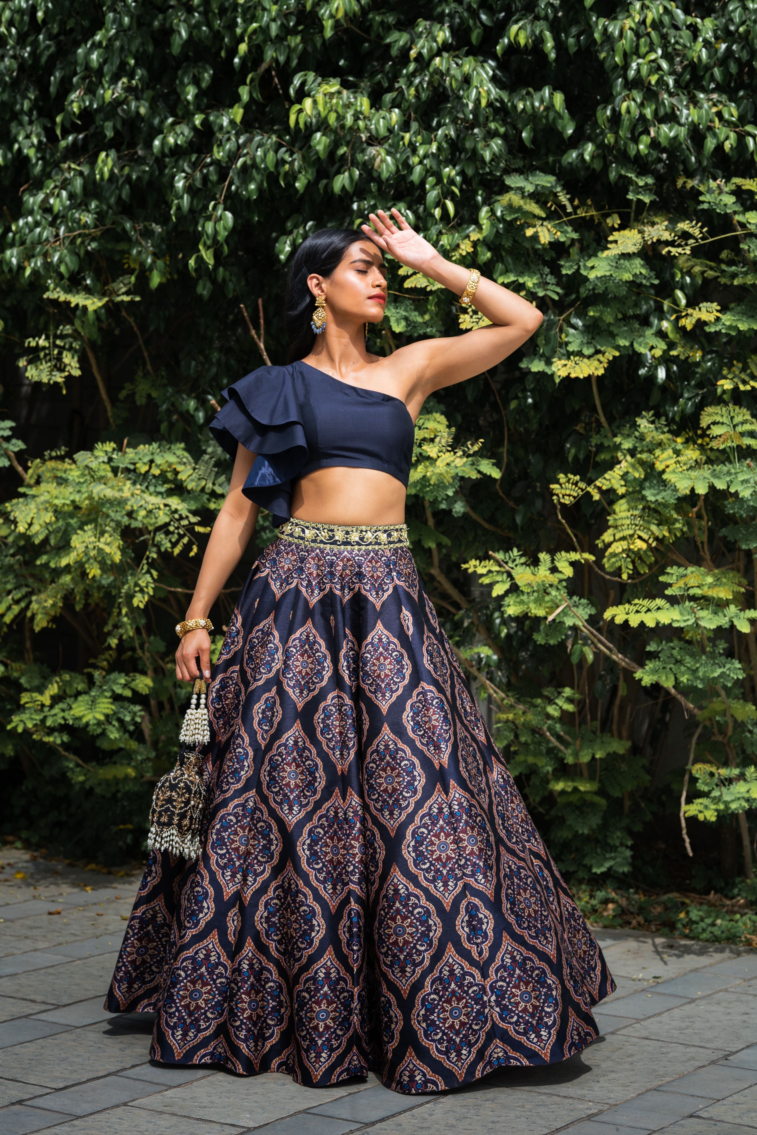 Kaya Printed Lehenga Set