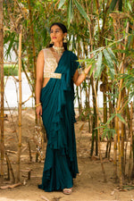 Load image into Gallery viewer, Zuri Ruffle Saree
