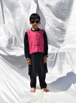 Load image into Gallery viewer, Bhandhani Boys Set of 3 - Kurta Payjama and Jacket
