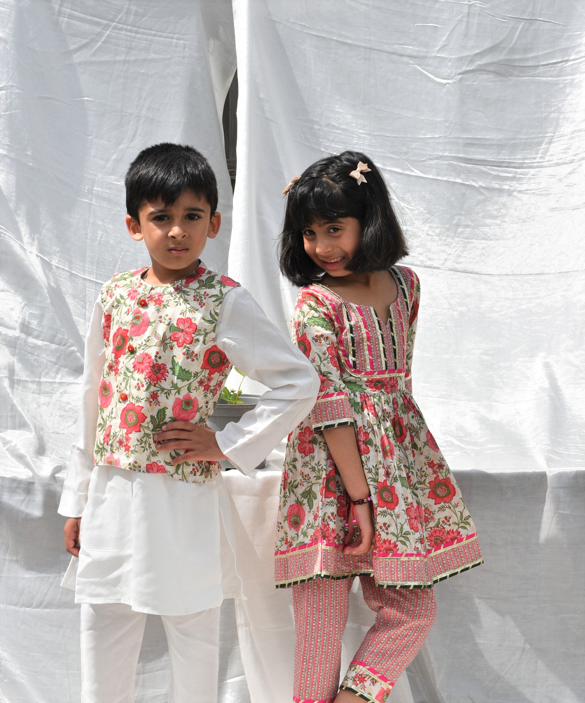 Begonia Boys Set of 3 - Kurta Payjama and Jacket