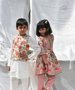 Load image into Gallery viewer, Begonia Boys Set of 3 - Kurta Payjama and Jacket
