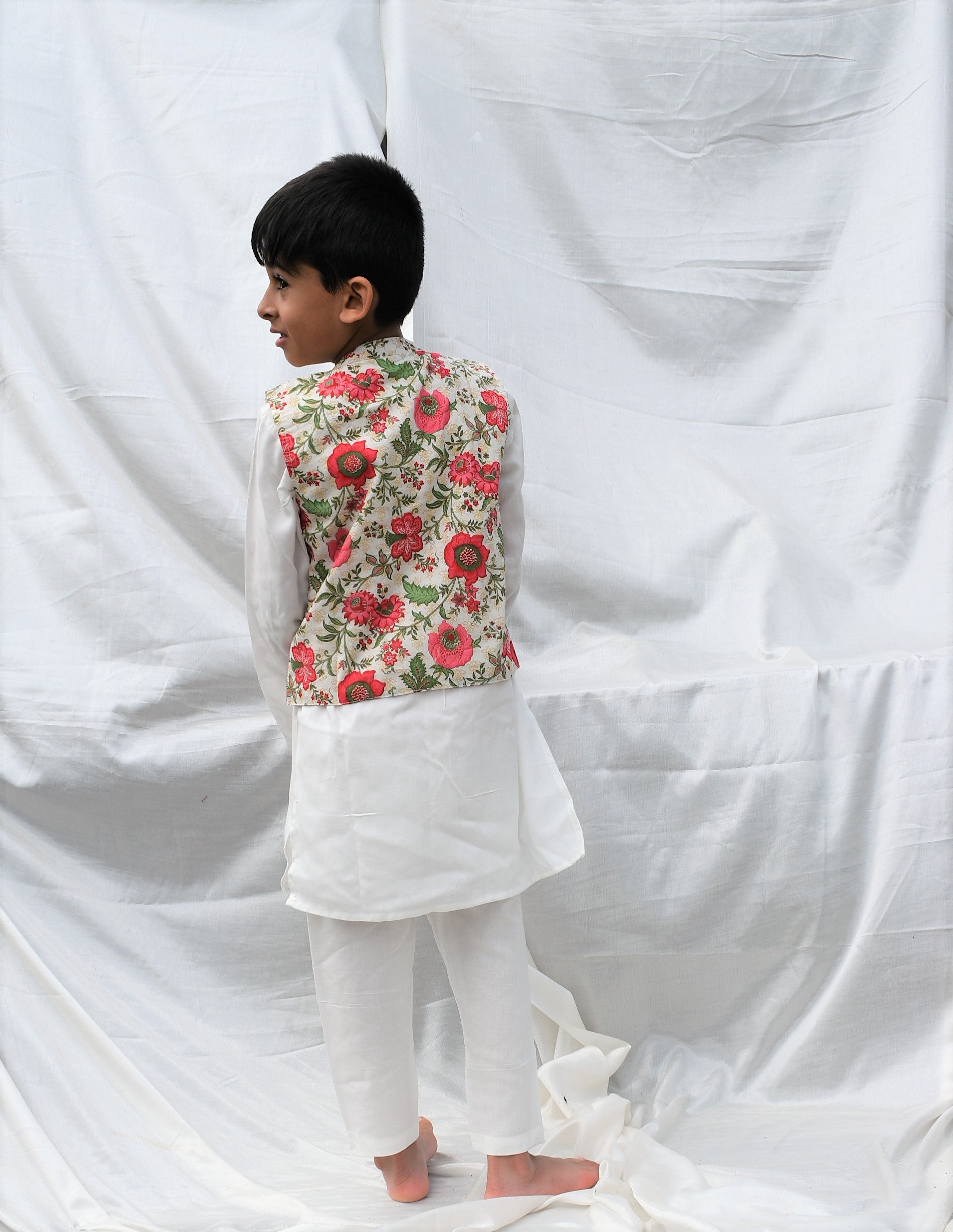 Begonia Boys Set of 3 - Kurta Payjama and Jacket