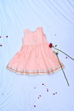 Load image into Gallery viewer, Peach dress for girls
