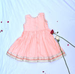 Load image into Gallery viewer, Peach dress for girls
