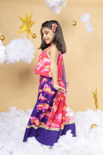 Load image into Gallery viewer, Sky Is A Miracle - Panelled Lehenga, Blouse and Dupatta Set
