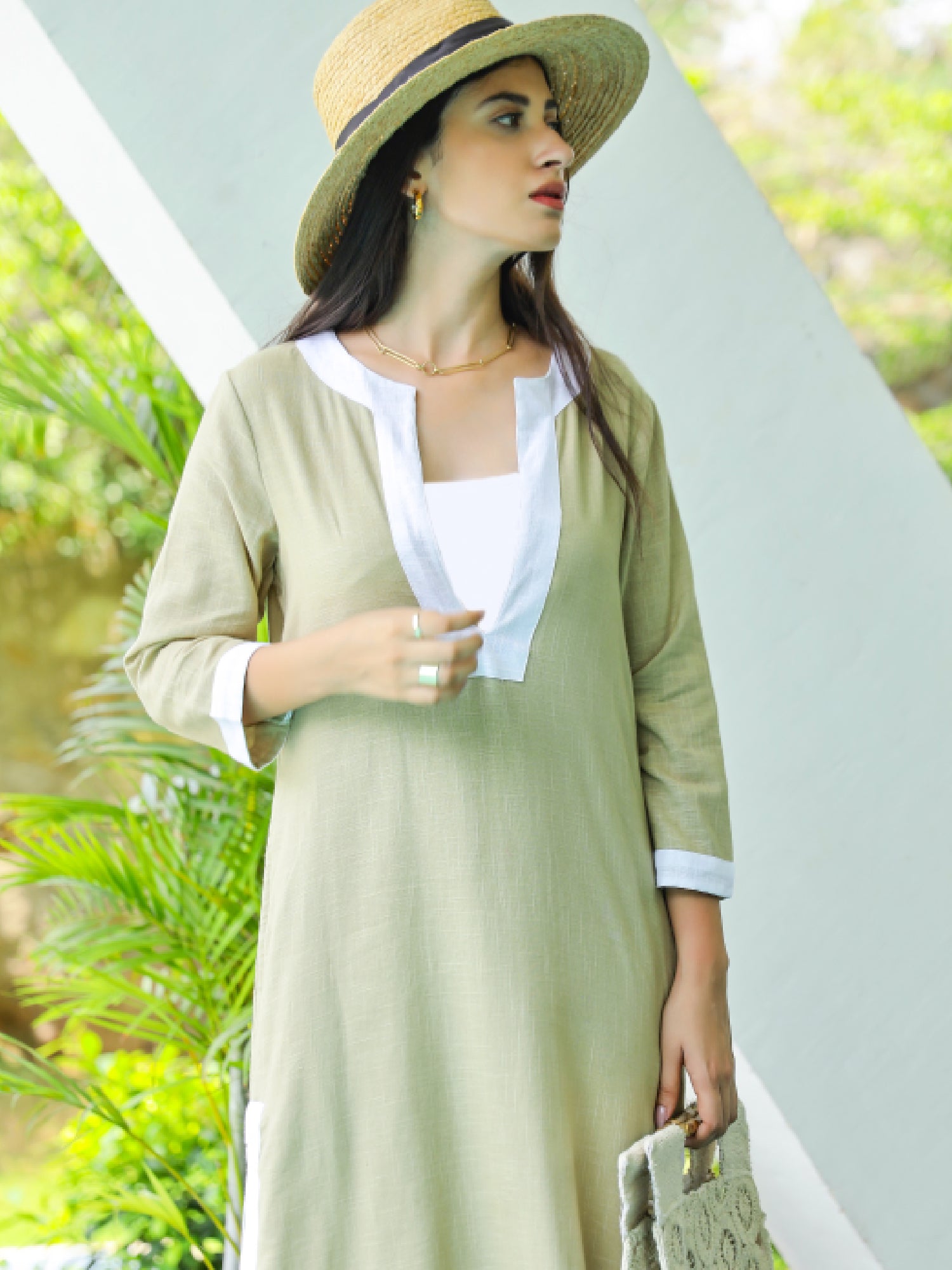 Chill Wave Cotton Maxi Dress