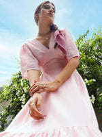 Load image into Gallery viewer, Bella Pink Maxi Dress
