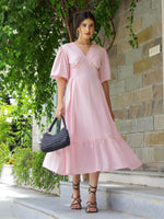 Load image into Gallery viewer, Bella Pink Maxi Dress
