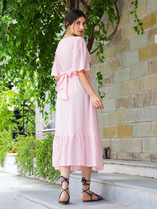 Bella Pink Maxi Dress