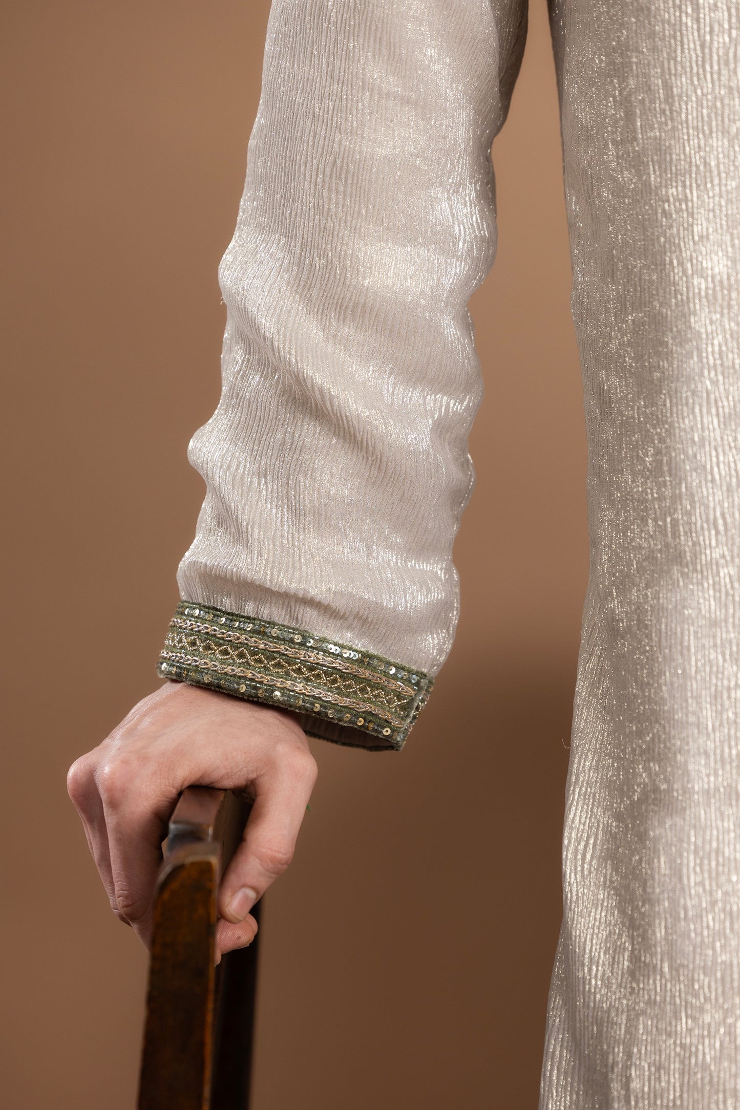 Rivaaj - Silver kurta and pant