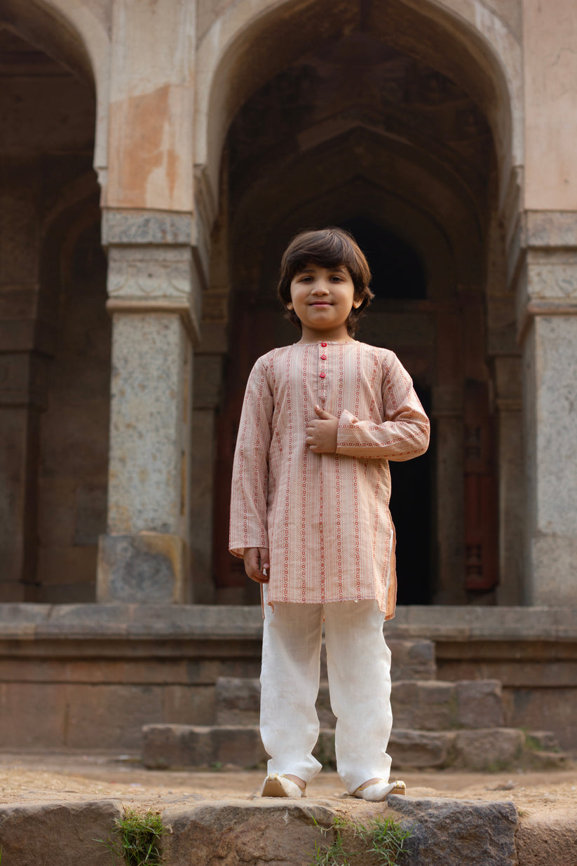 Virsa- Kurta payjama and jacket set for boys