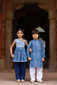 Leher - Girls Leheriya Kurta Payjama