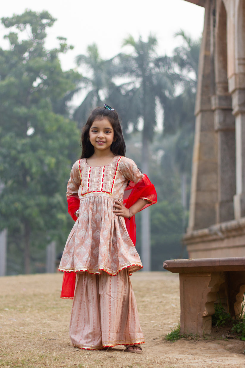 Virsa- Girls sharara kurta set