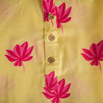 Load image into Gallery viewer, Lotus Blooms Ethnic Kurta Payjama for Boys - Yellow
