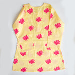 Load image into Gallery viewer, Lotus Blooms Ethnic Kurta Payjama for girls - Yellow
