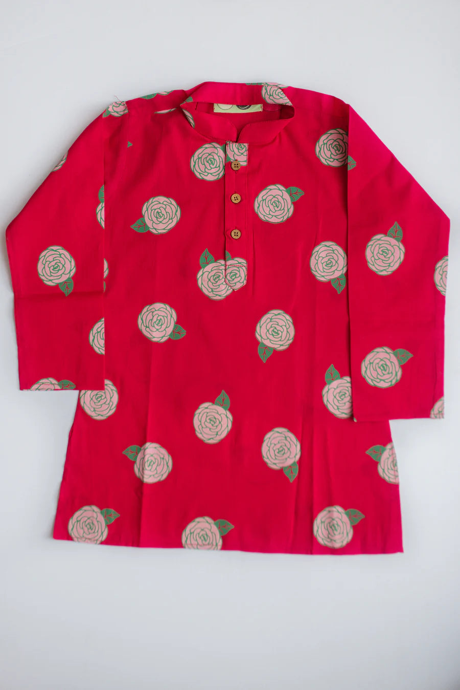 Blooming Red Kurta Payjama for Boys