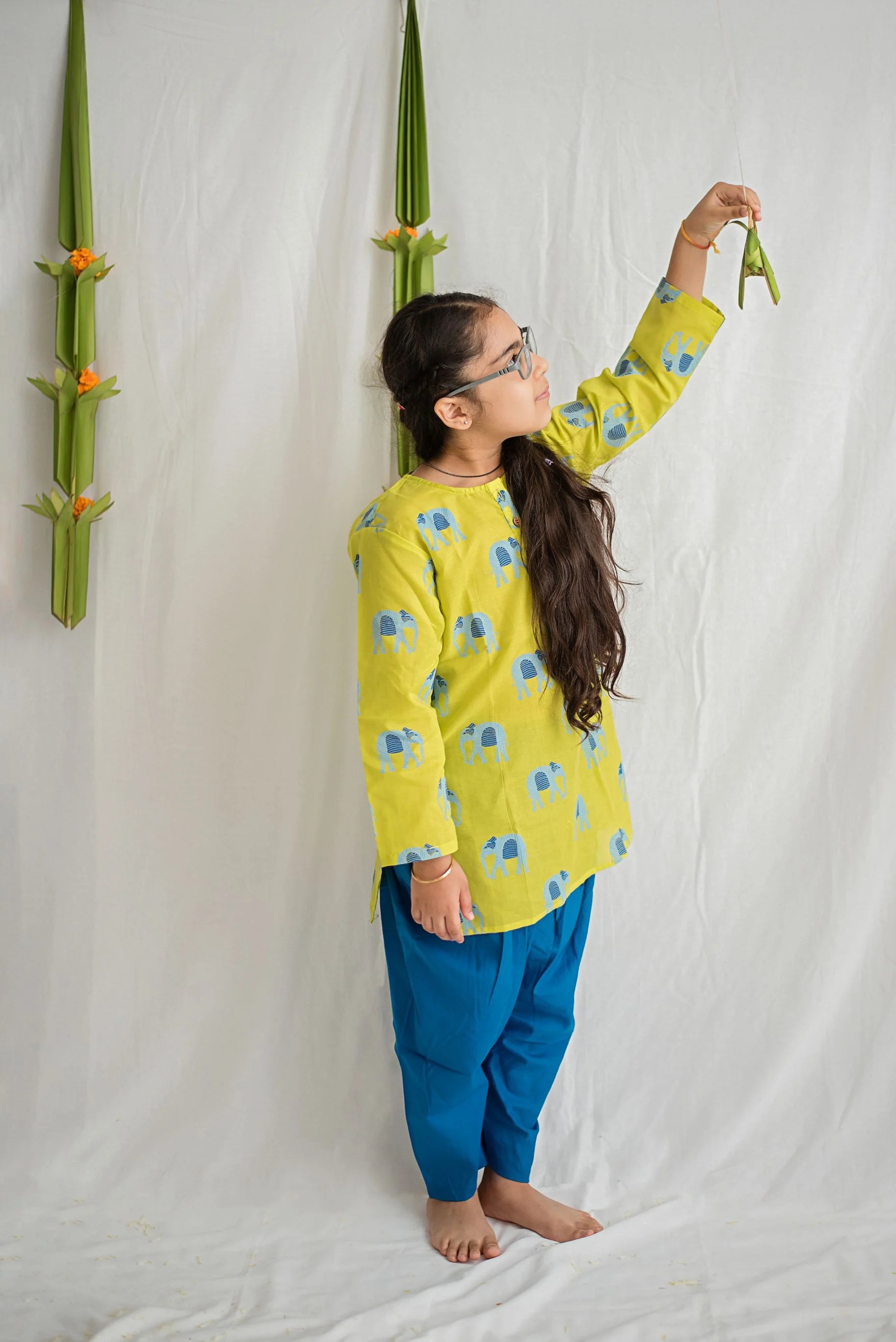 Rupa - The elephant Ethnic Kurta Payjama for girls