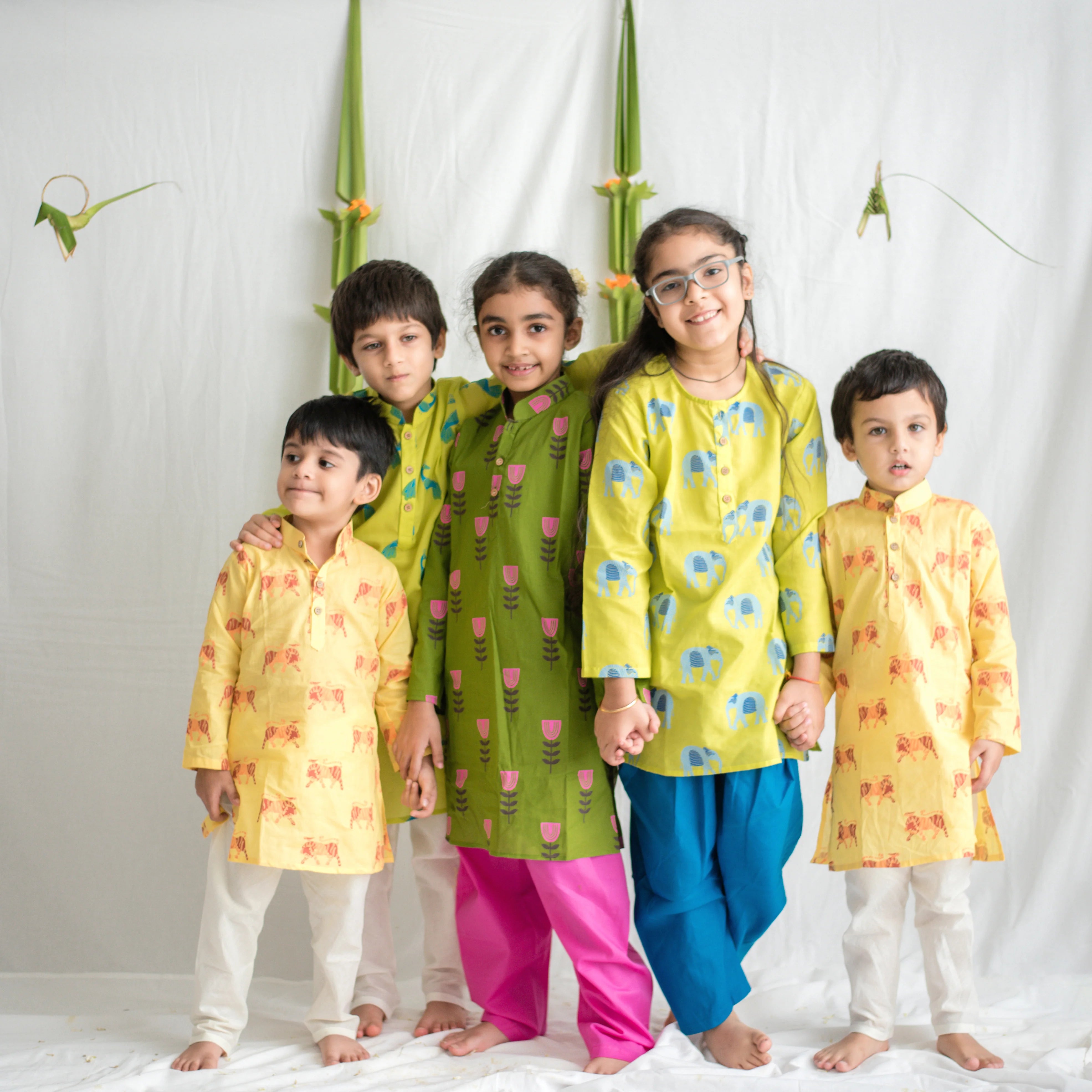 Rupa - The elephant Ethnic Kurta Payjama for girls