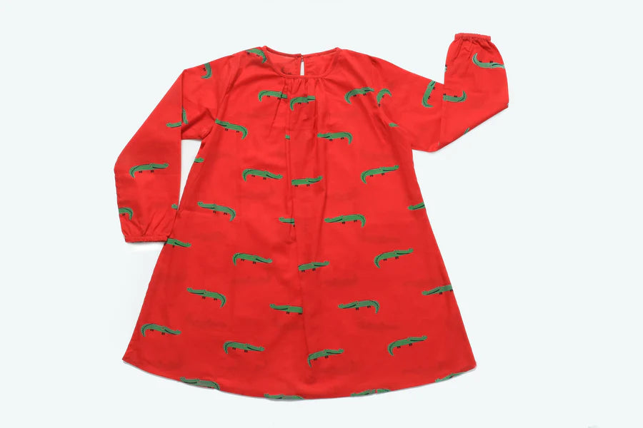 Christmas Crocodile Nightie for girls