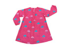 Load image into Gallery viewer, Little Clouds Pink Nightie for girls
