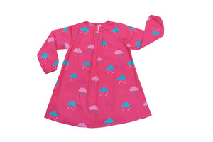 Little Clouds Pink Nightie for girls