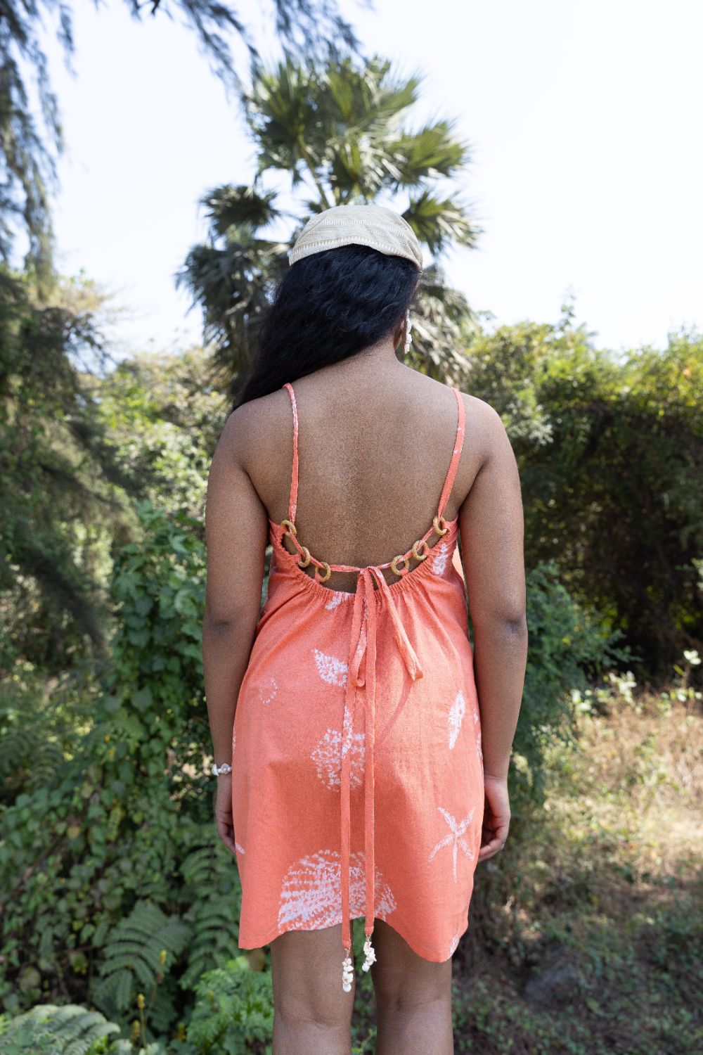 BACKLESS BEACH DRESS