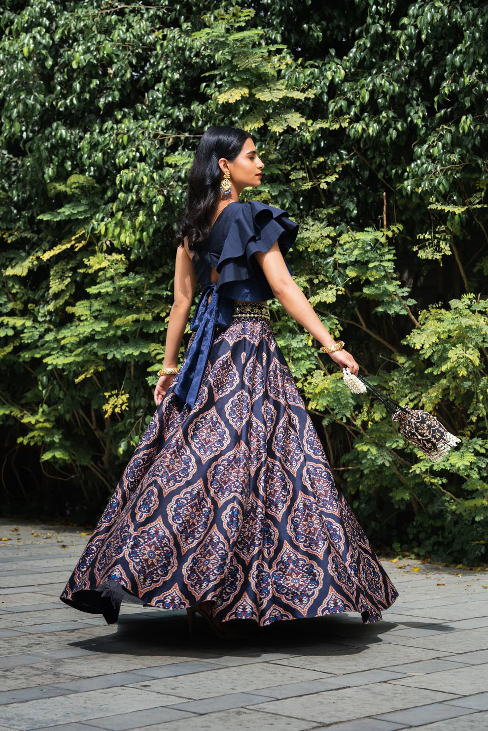 Kaya Printed Lehenga Set