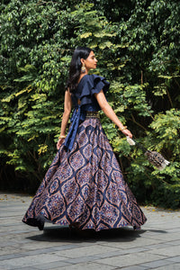 Kaya Printed Lehenga Set