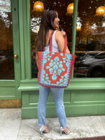 Load image into Gallery viewer, RANIA RUST TOTE BAG
