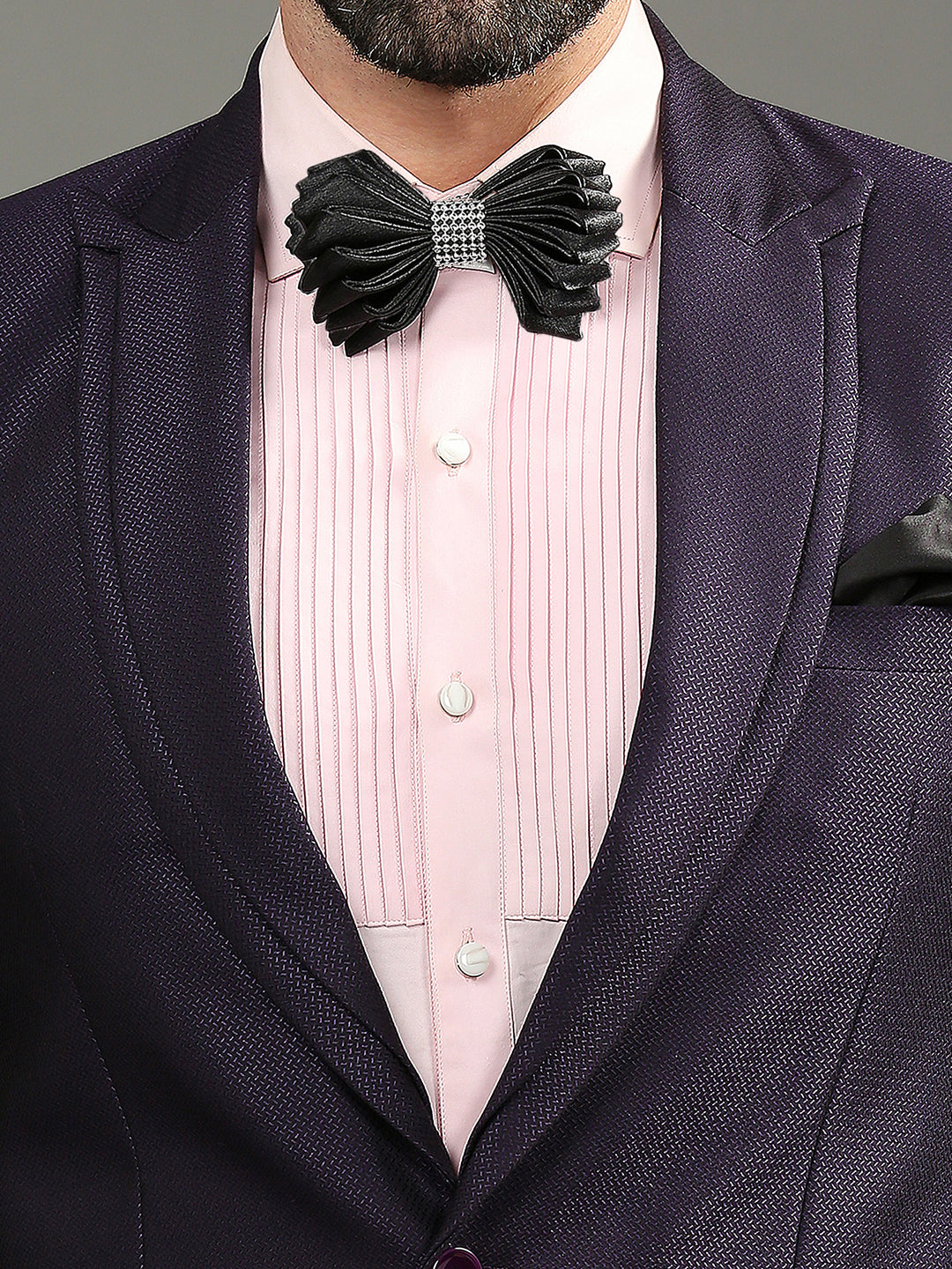 Aubergine Suit Set for Men