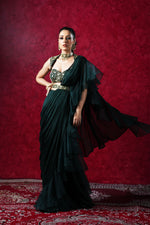 Load image into Gallery viewer, LARA RUFFLE SAREE
