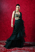 Load image into Gallery viewer, LARA RUFFLE SAREE
