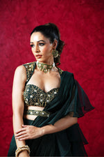 Load image into Gallery viewer, LARA RUFFLE SAREE
