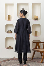 Load image into Gallery viewer, BLACK ANARKALI SET
