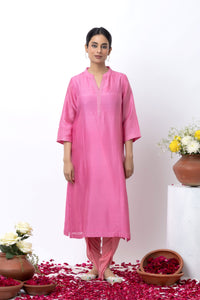 PINK DHOTI SET