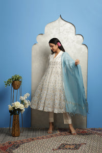 EMBROIDERED ANARKALI SET