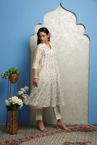 EMBROIDERED ANARKALI SET