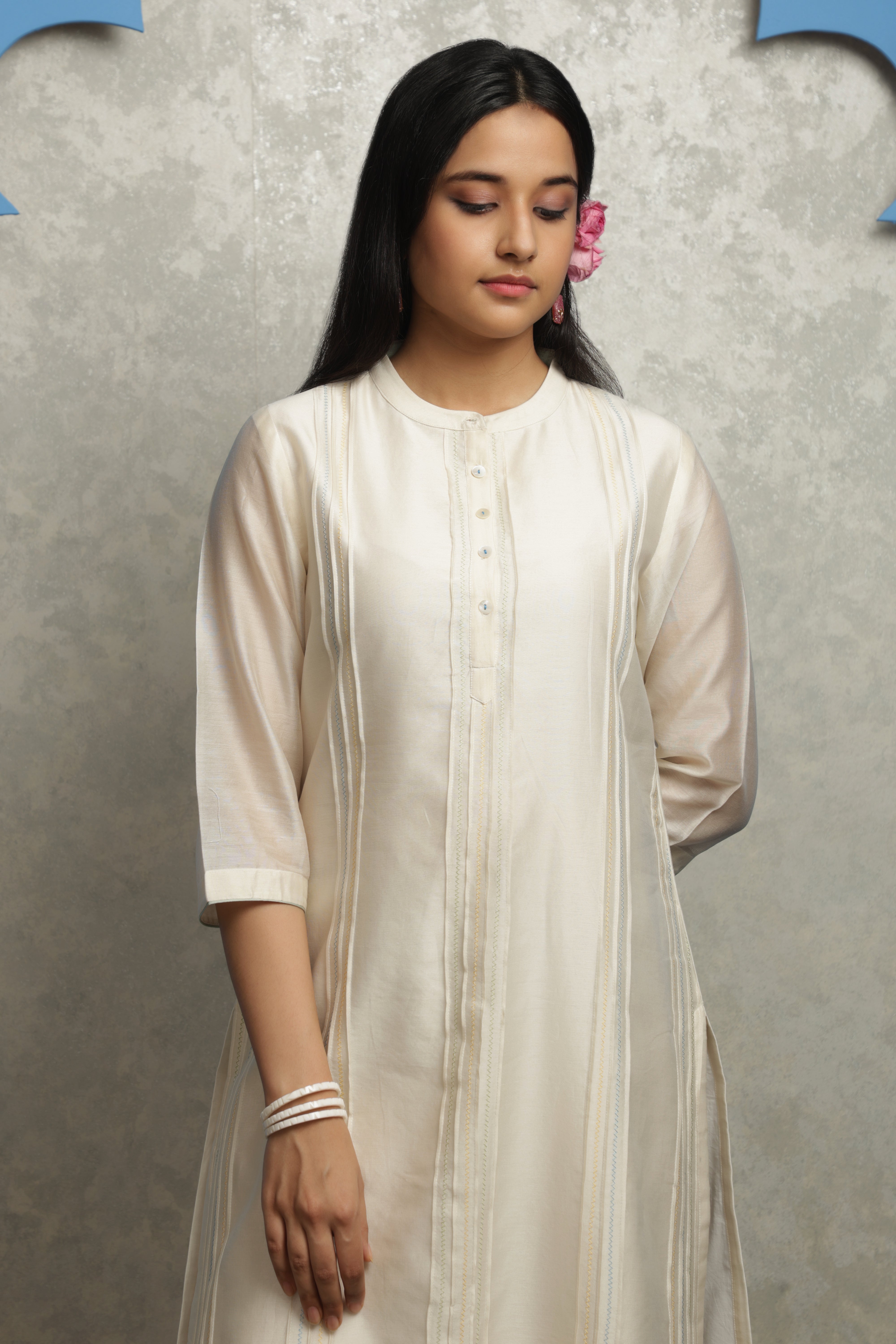 PINKTUCK CHANDERI KURTA