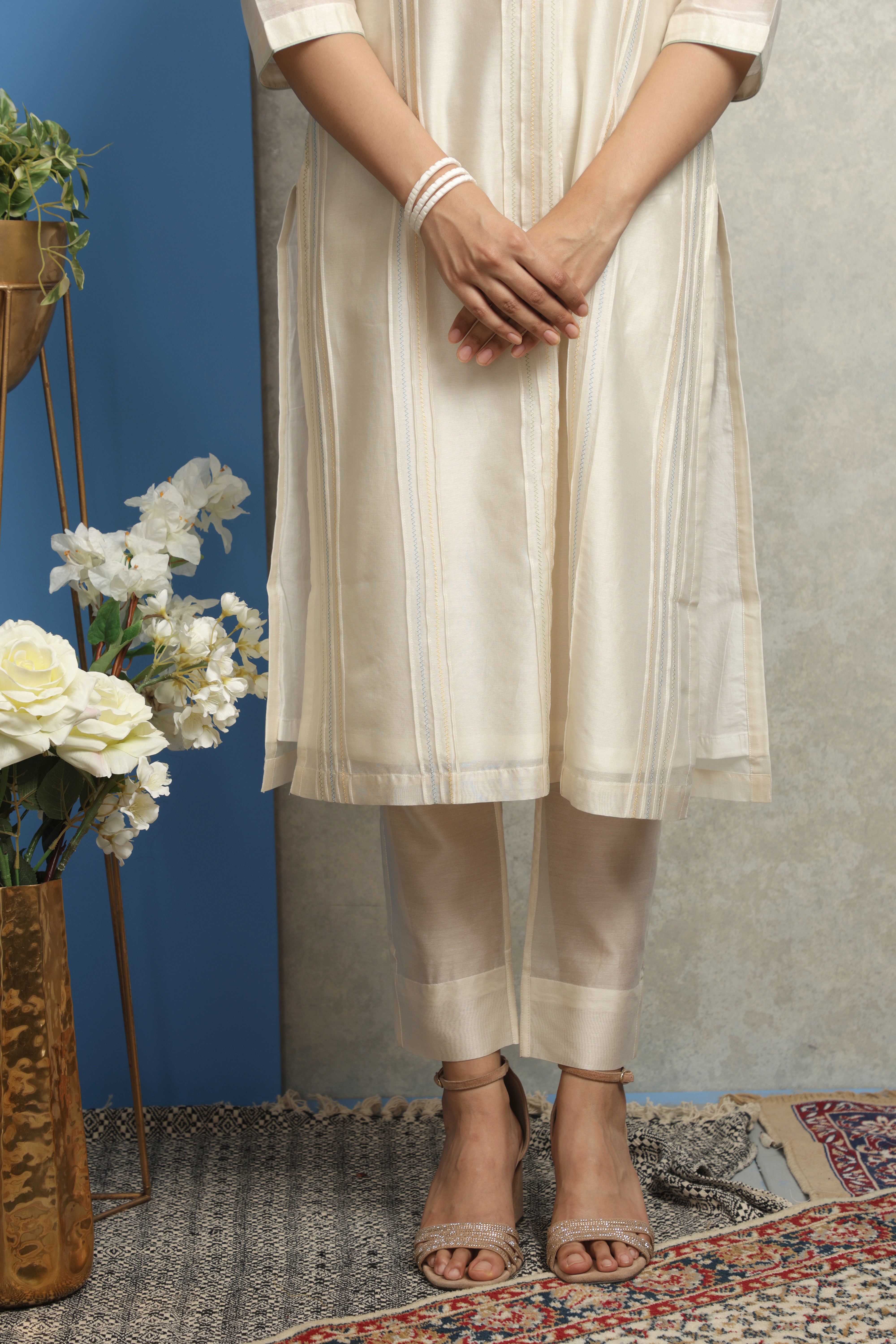 PINKTUCK CHANDERI KURTA