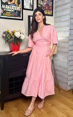 Load image into Gallery viewer, Bella Pink Maxi Dress
