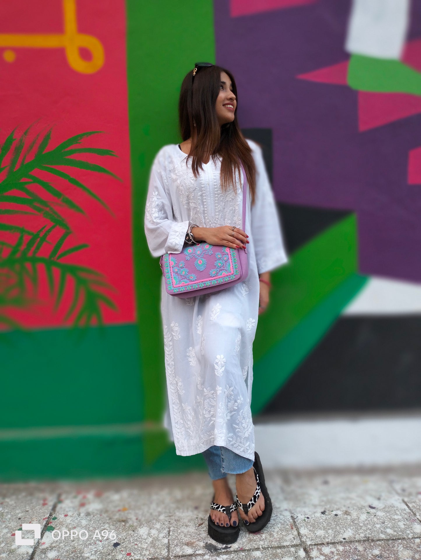 YASMINE PURPLE SLING BAG