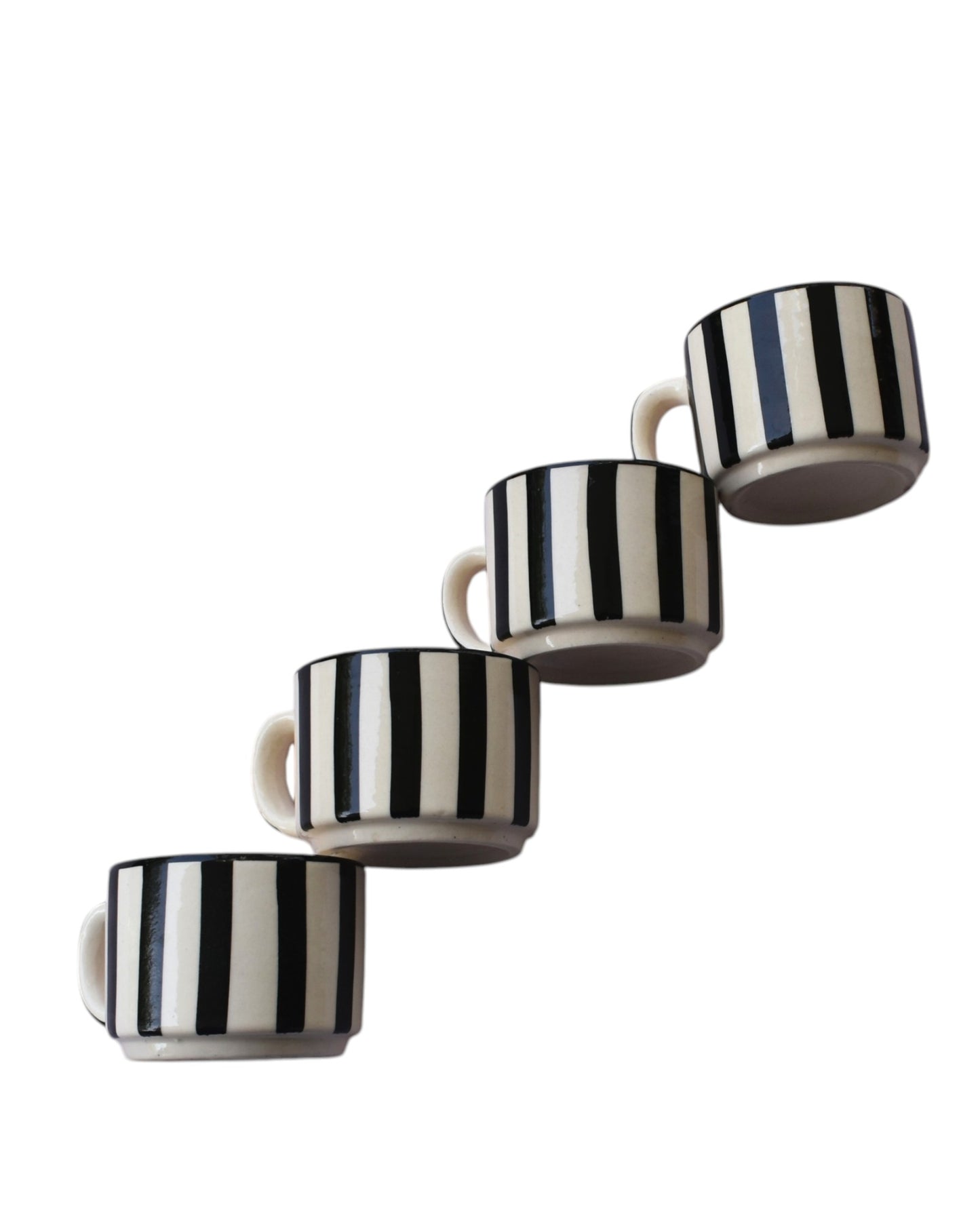 Black Ceramic Espresso Cups