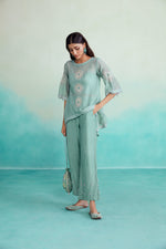 Load image into Gallery viewer, Mintylicious co-ords - Mint Hand embroidered Co-ord set
