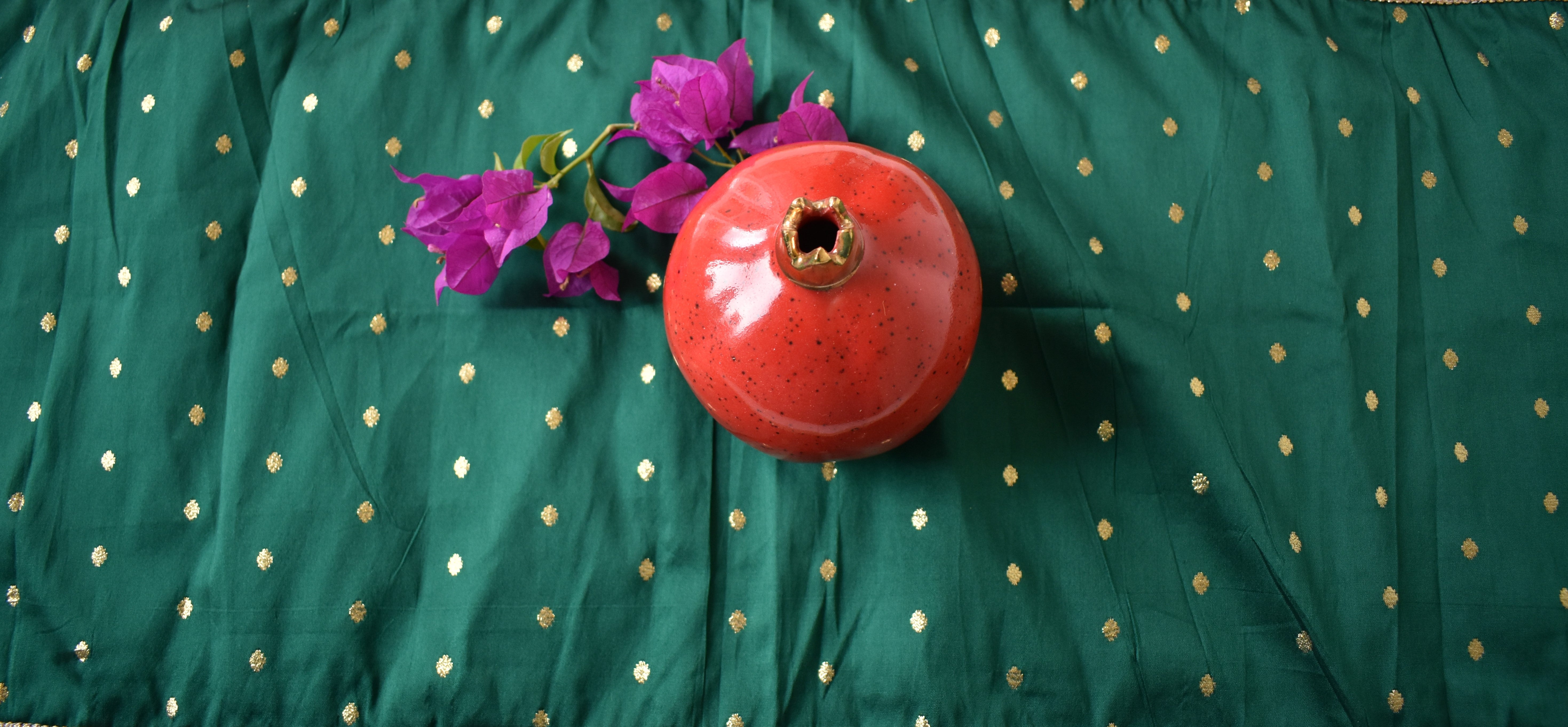 Green Festive Table Runner