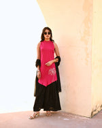 Load image into Gallery viewer, Visha Sequin Embroidered Kurta-Sharara with Dupatta
