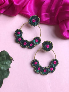 Aadhya Green Earrings