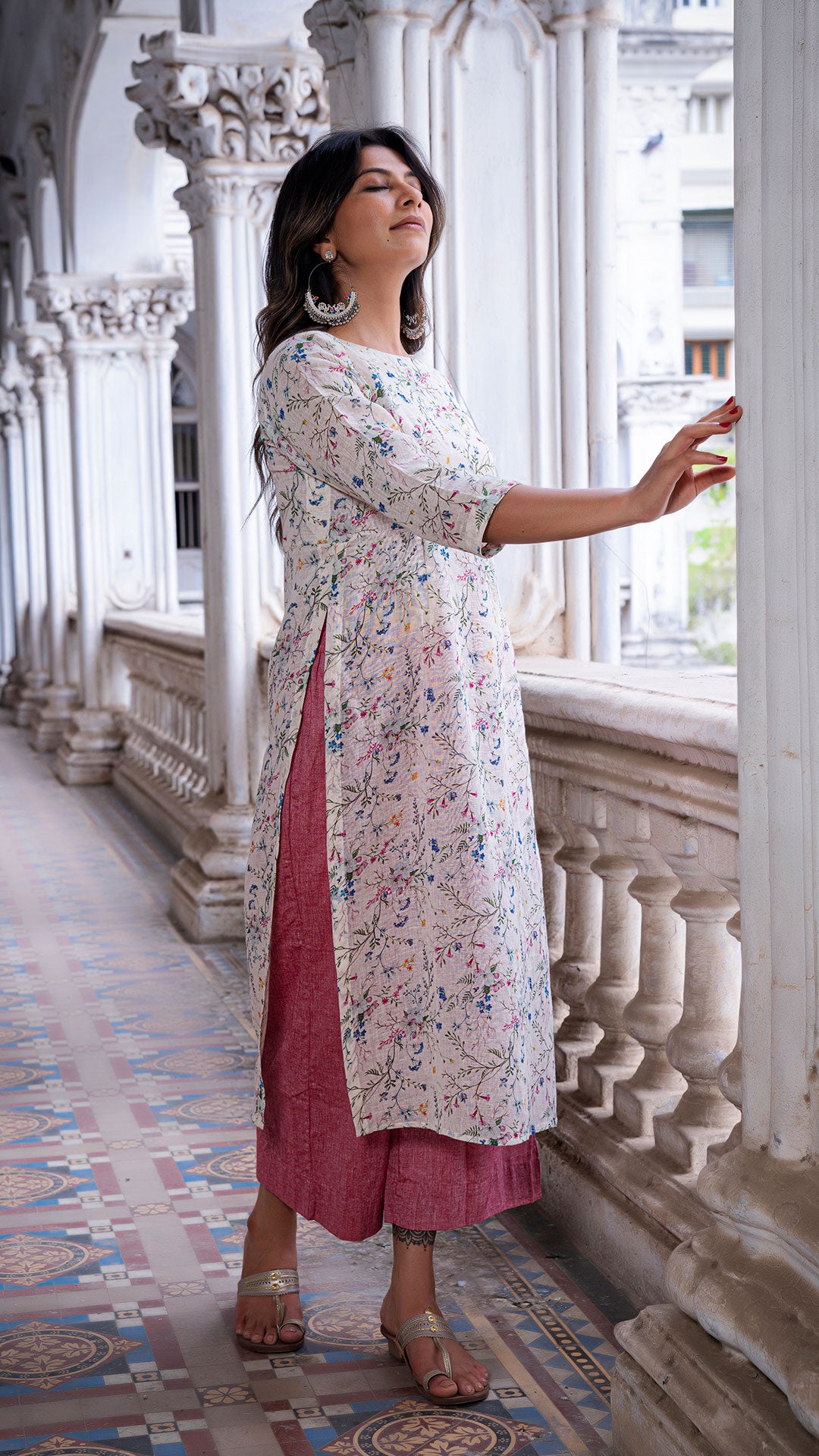 AALIA LINEN KURTA